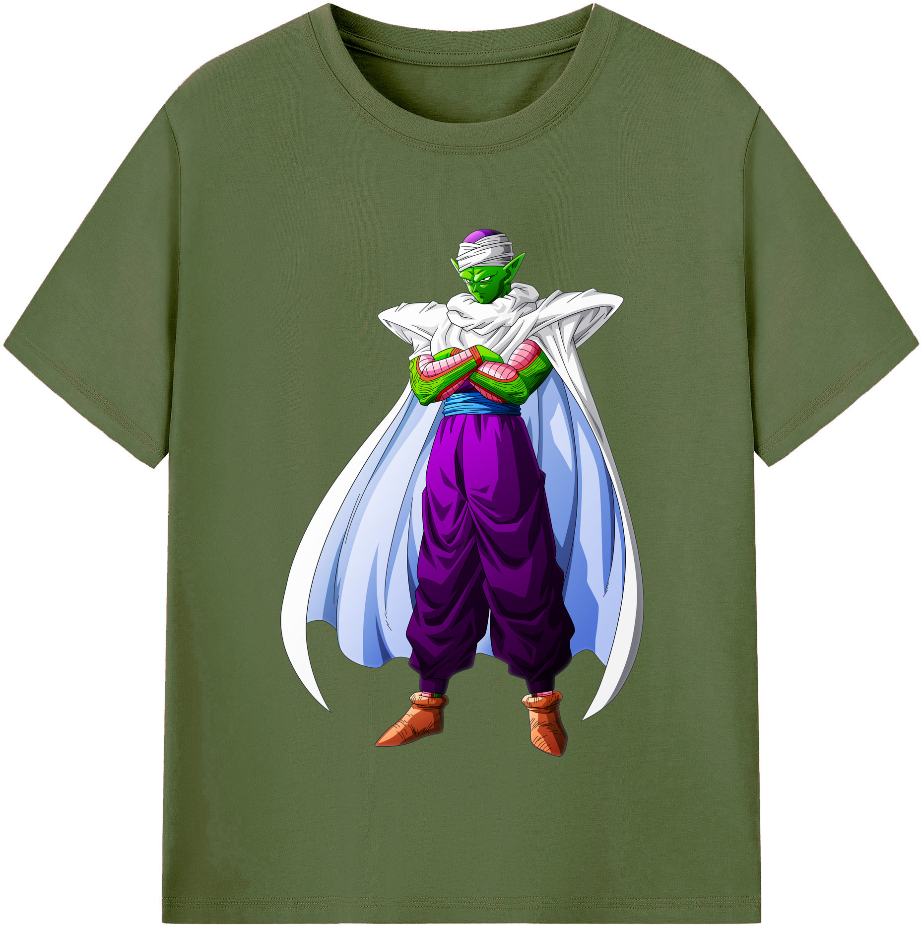 （画像用） ドラゴンボール ピッコロ DRAGON BALL Piccolo 綿100％半袖Tシャツ（フロントプリント）